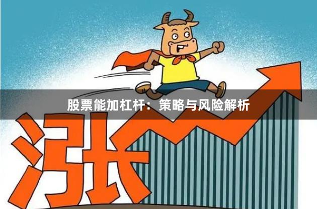 股票能加杠杆：策略与风险解析